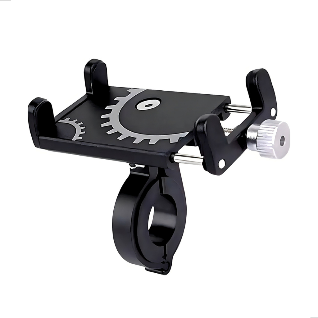 Suporte Para Celular GPS Bike Bicicleta E Moto Em Aluminio Articulado 360º Guidão Universal