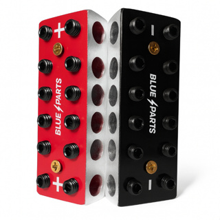 Bloco Distribuidor Som Automotivo 6x6 12 Vias | Alta Corrente | Até 70mm em Oferta na Shopee