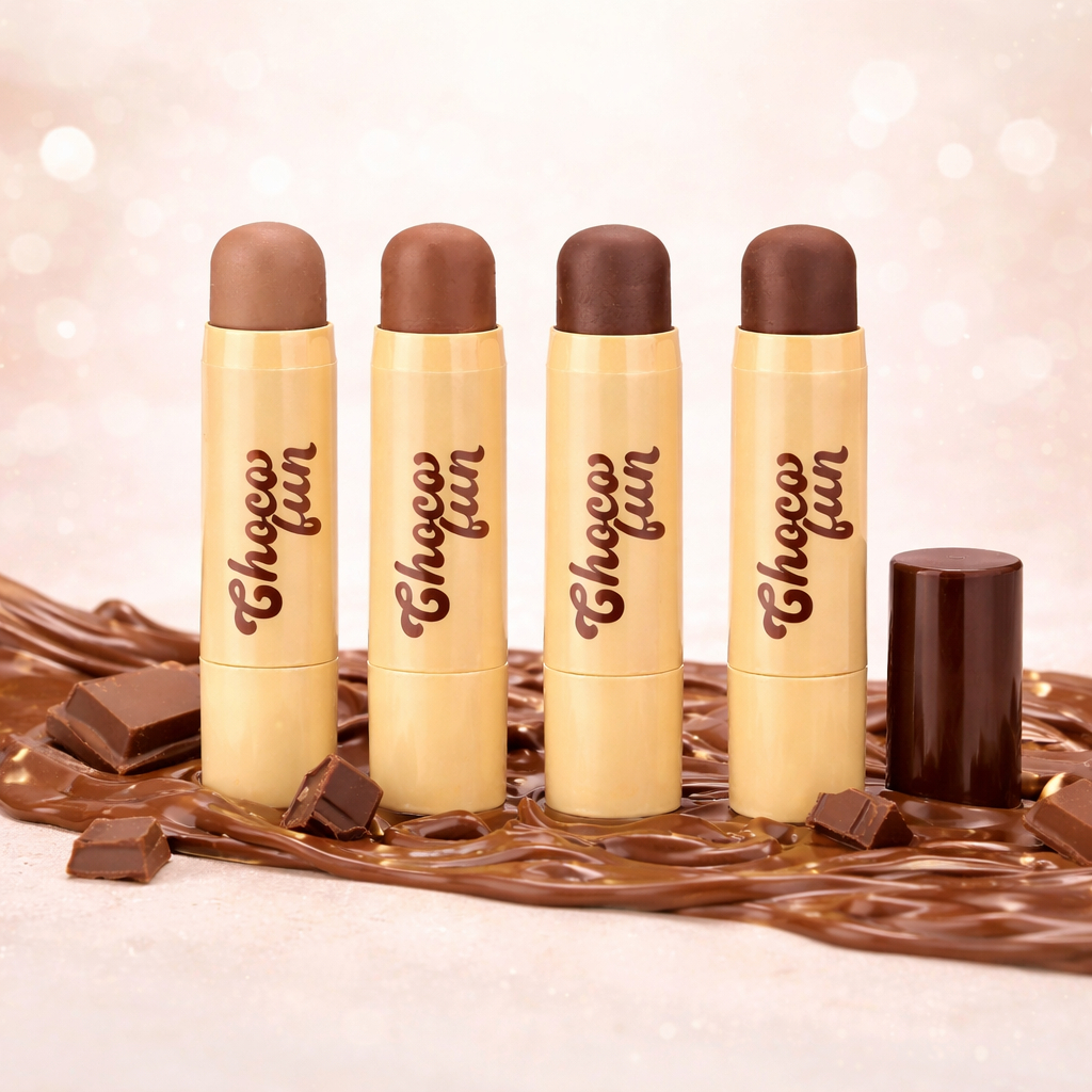Contorno Facial em Stick Fenzza Choco Fun com Textura Cremosa e Fácil de Esfumar 8g