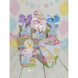 KIT CAIXAS GALINHA PINTADINHA ROSA/ LEMBRANCINHAS GALINHA PINTADINHA/ CAIXAS PERSONALIZADAS