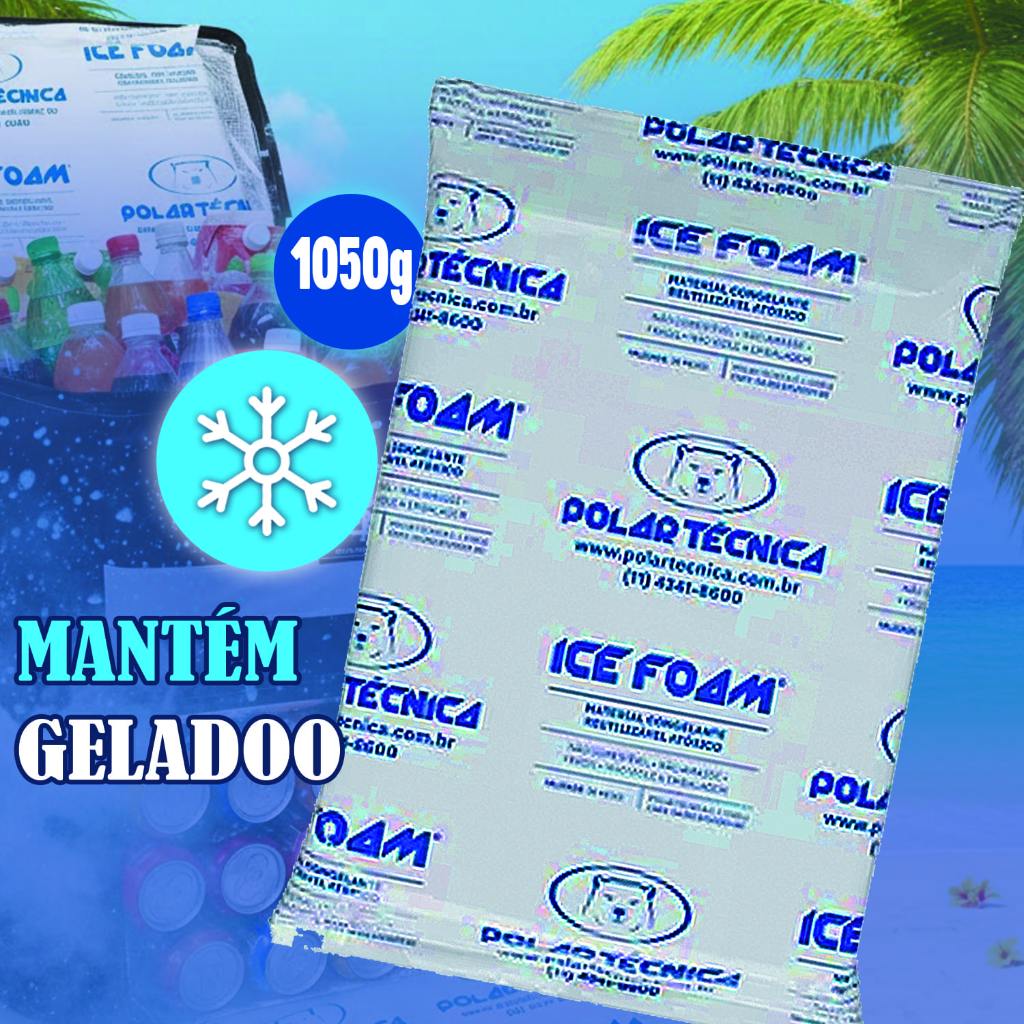 ICE FOAM 1050G GELO ARTIFICIAL REUTILIZÁVEL em Oferta na Shopee