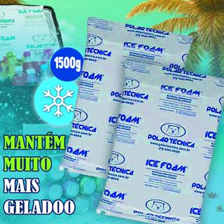ICE FOAM 1500G GELO REUTILIZÁVEL POLAR TECNICA em Oferta na Shopee