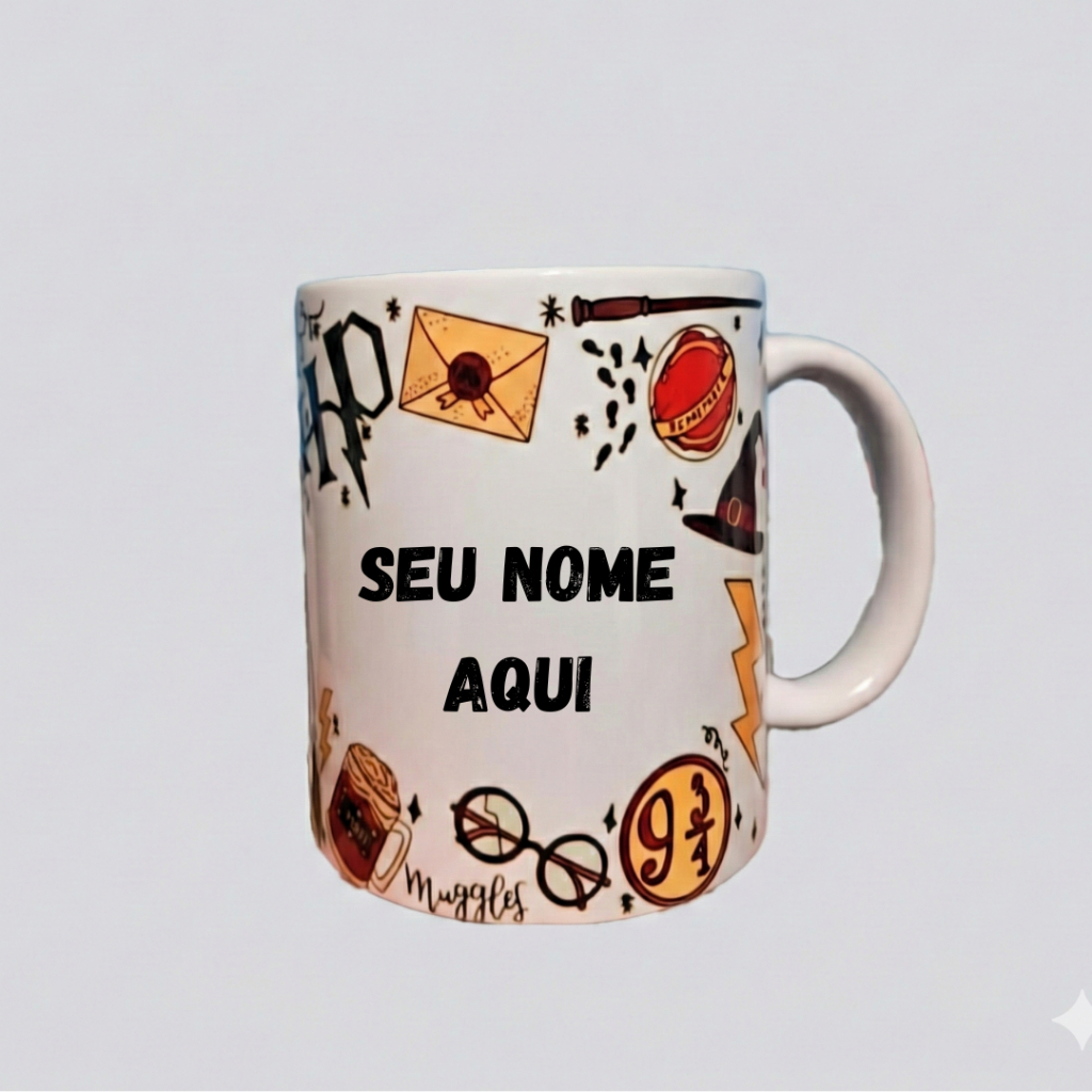 Caneca Harry Potter Personalizada com Nome