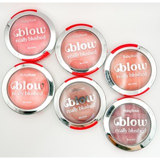 Blush Compacto Really Blushed Blow Ruby Rose - Linha Blow Ruby Rose em Oferta na Shopee
