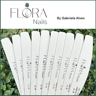 Kit Lixa Flora Nails by Gabriela Alves Boomerang Profissional 100/180  Slim ou Grossa em Oferta na Shopee