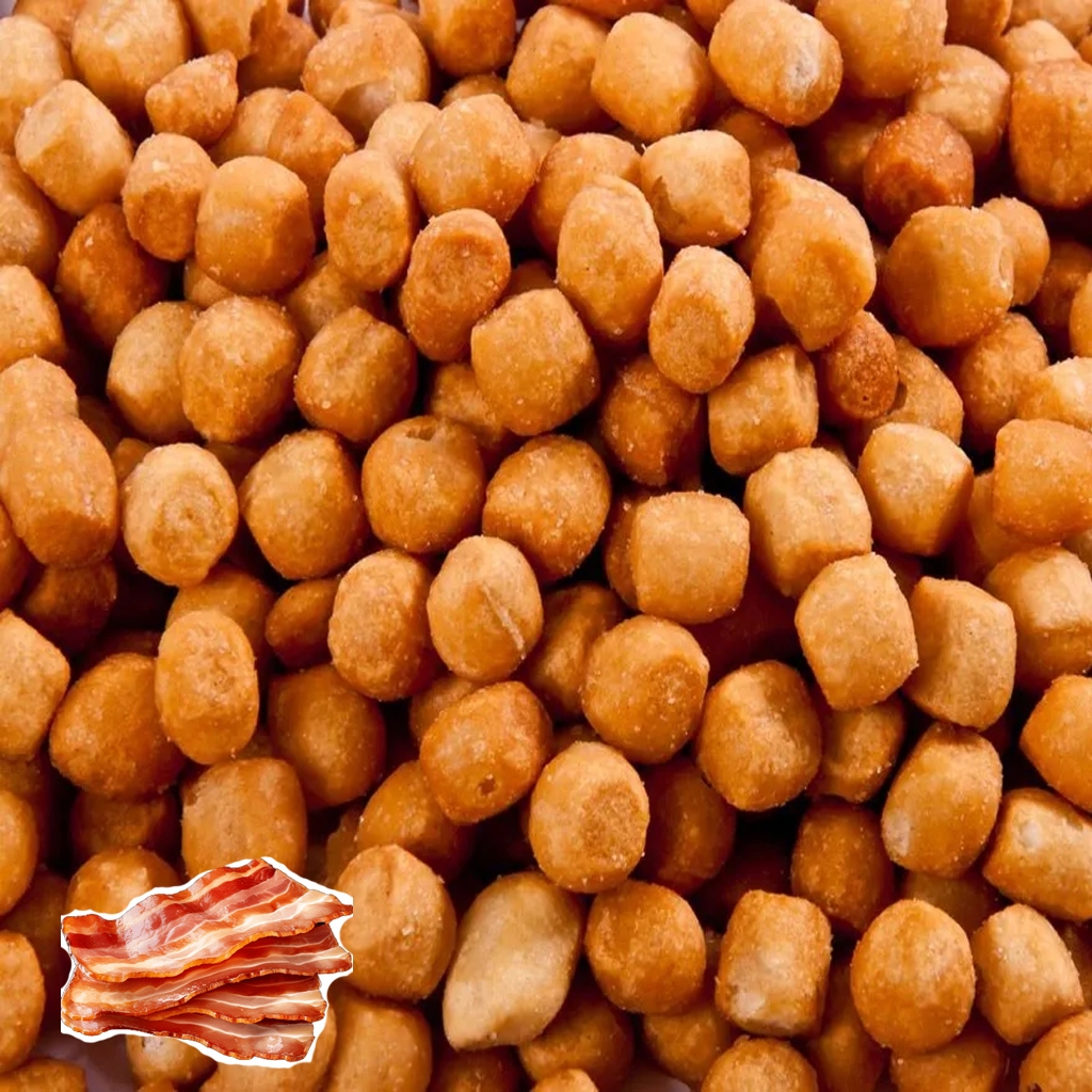 Salgadinho sabor Bacon - 1Kg Crocante e Saboroso em Oferta na Shopee