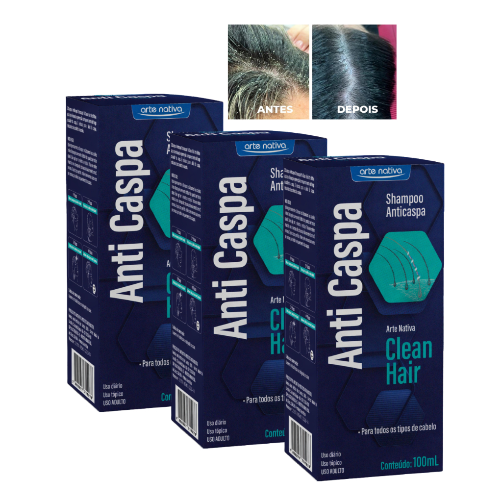 Shampoo Anti Caspa Clean Hair Arte Nativa