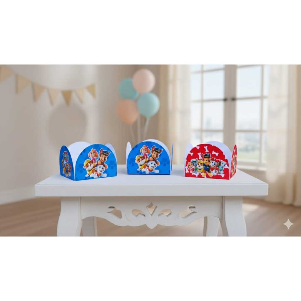 Envio Rapido- Forminha de docinhos personalizada Patrulha canina-festa infantil| qualquer tema| lembrancinha aniversário
