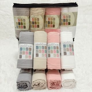 Jogo 3 peças Lençol Liso com Fronhas 100% Algodão | Elástico | Avulso | Alto Padrão 3600 e 4200 fios Casa Eterna em Oferta na Shopee