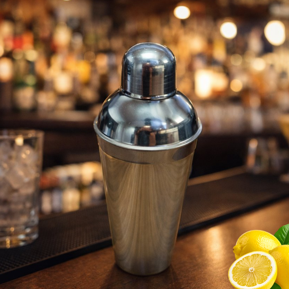 Coqueteleira Em Inox Bebida Drink Caipirinha Bar Restaurantes Festas Eventos Casa Churrasco Coquetéis Profissional 500ml