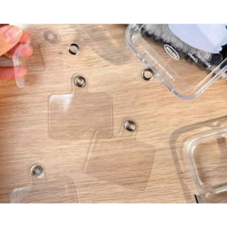 HK-Kit Com 10 Unidades Suporte de fixação Para Cordao Telefone Celular Almofada De TPU Transparente em Oferta na Shopee