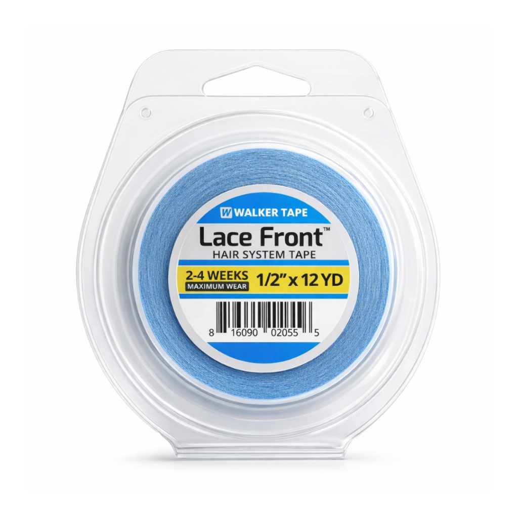 Fita Capilar Walker Tape Extra Forte – 3x0,8cm, 3x1,27cm e 12x1,27cm – Lace Front e Prótese