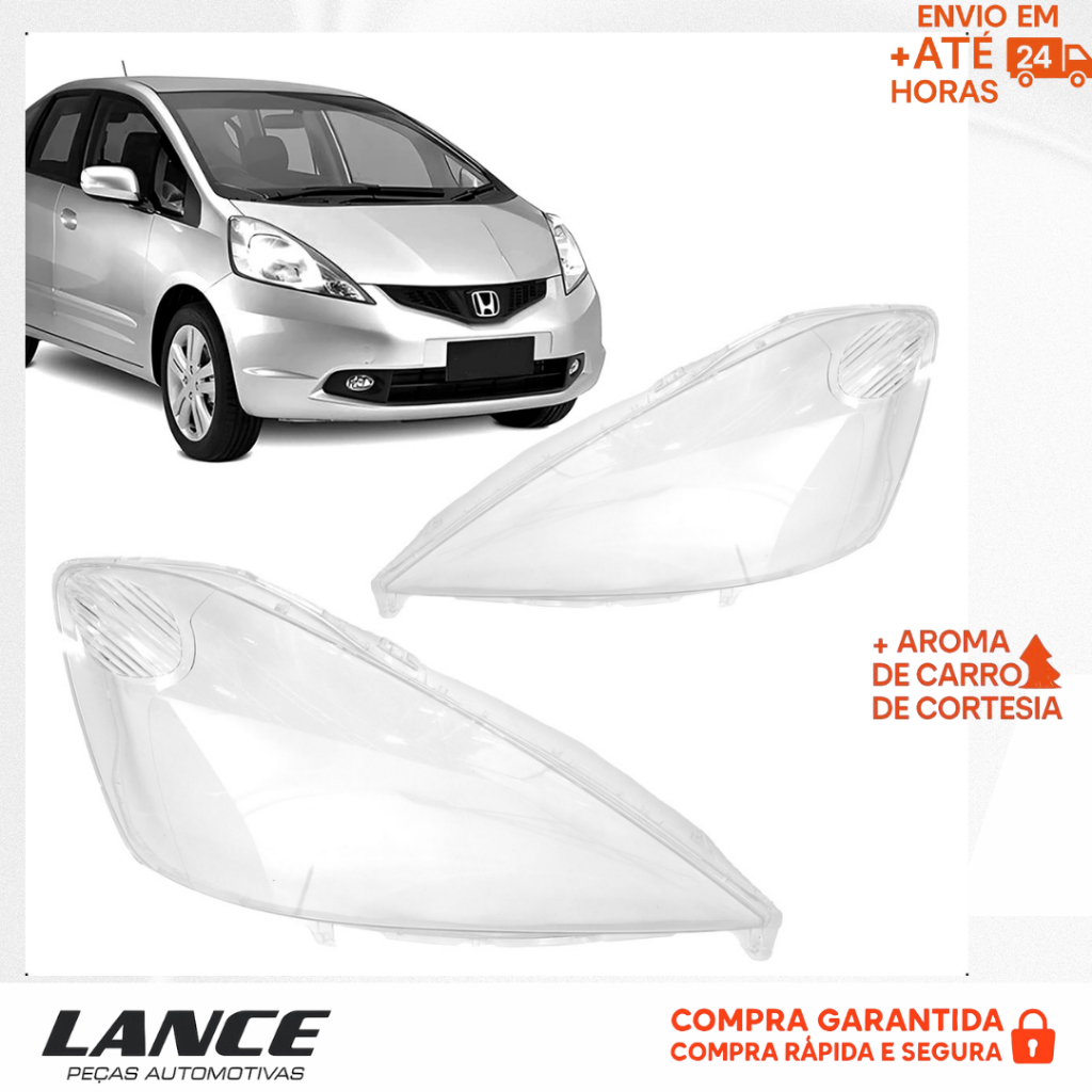Lente Farol Fit 2009 2010 2011 2012 em Oferta na Shopee