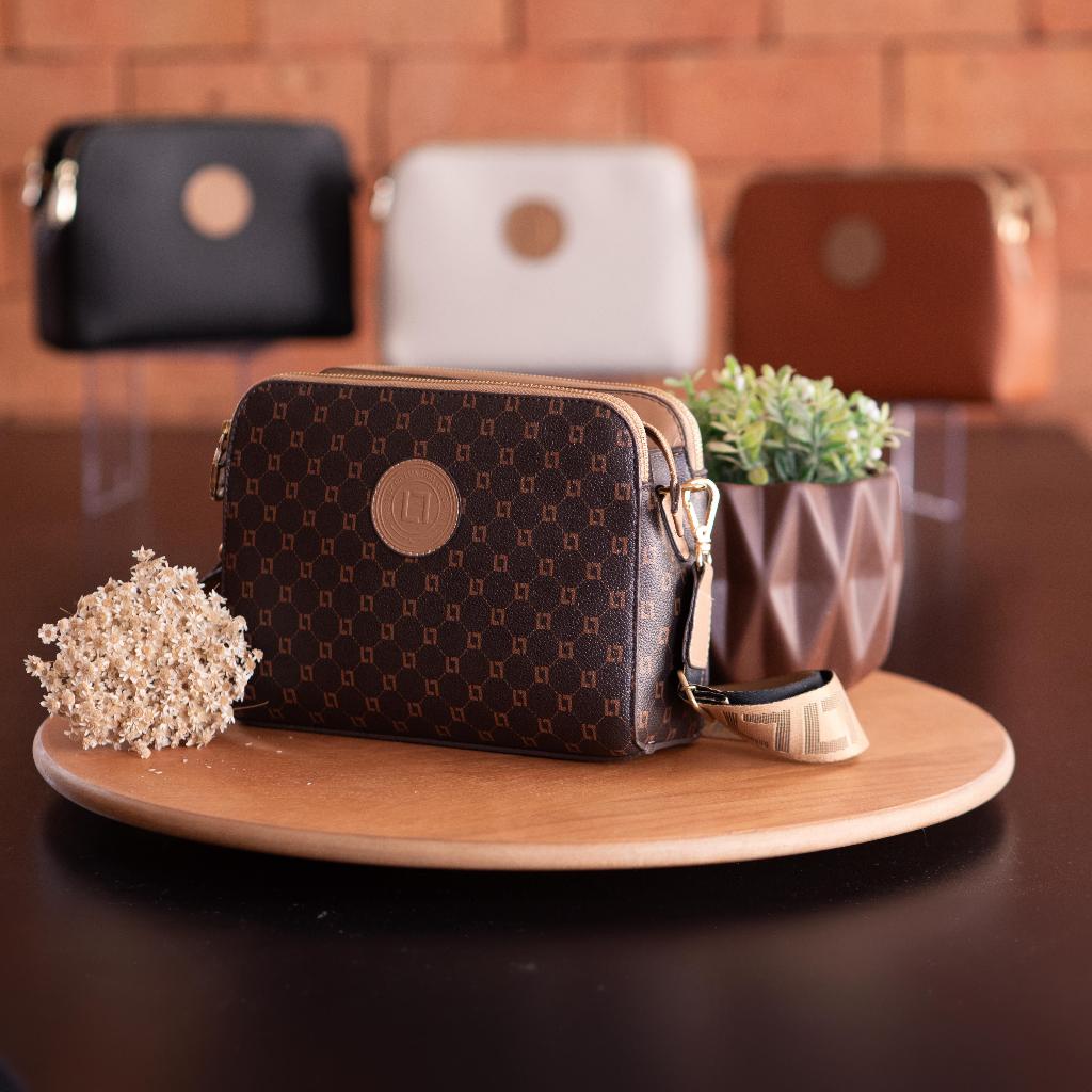 Bolsa Feminina Trasnversal e Ombro Luna em Oferta na Shopee