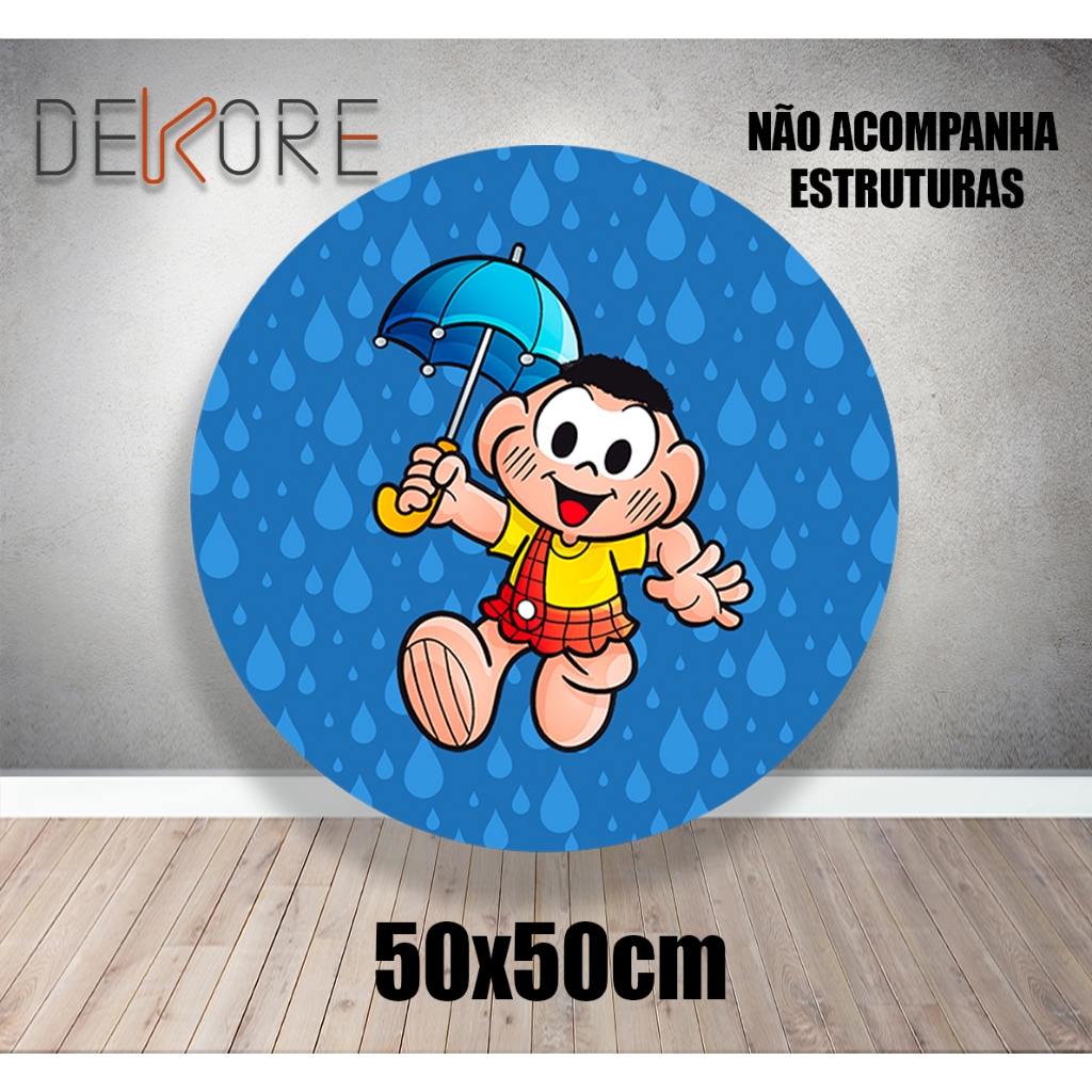 Painel Cascão Chuva Turma da Monica Com Elástico em Oferta na Shopee