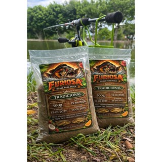 Isca para pesca Massa FURIOSA Tradicional - 500g para peixes Tilápia, Tambaqui, Tambacu, Pacu, Carpas.. em Oferta na Shopee