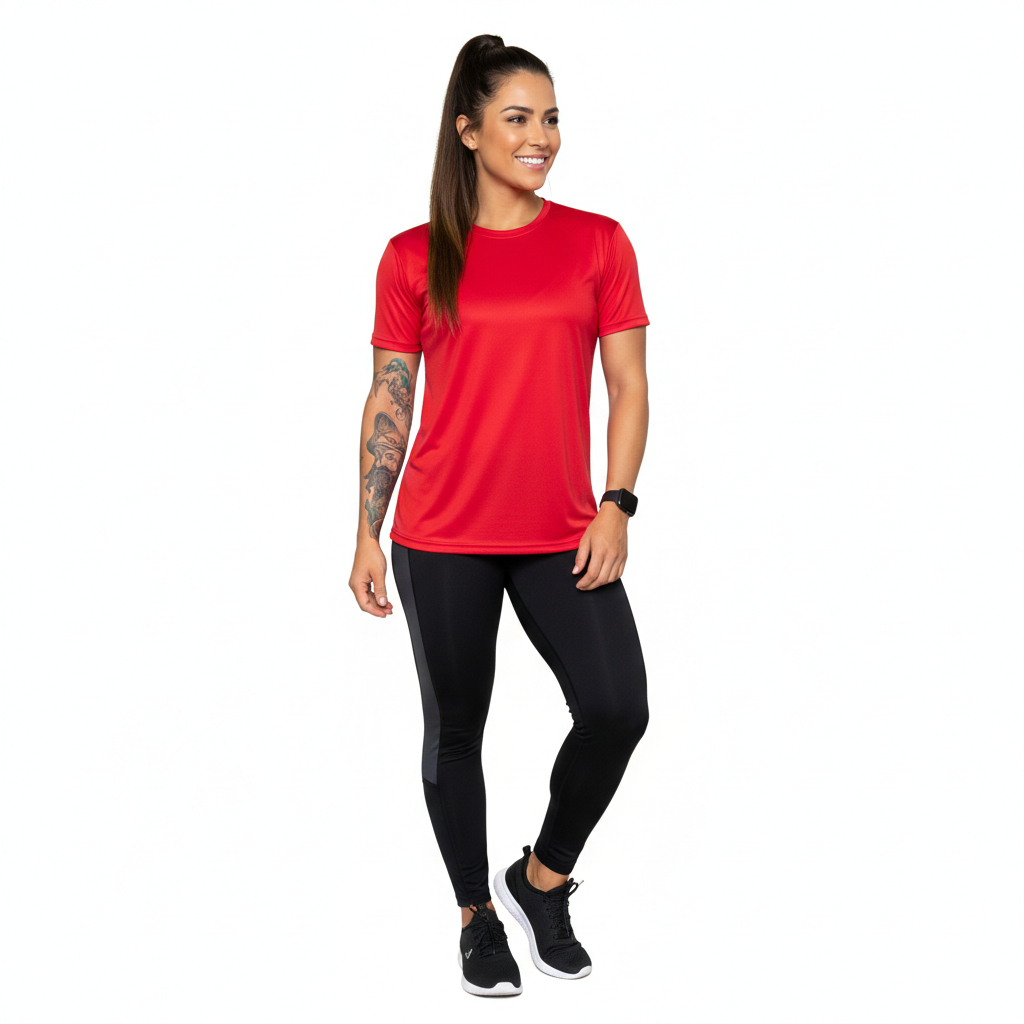 Camiseta Feminina Dry Fit Esportiva Academia