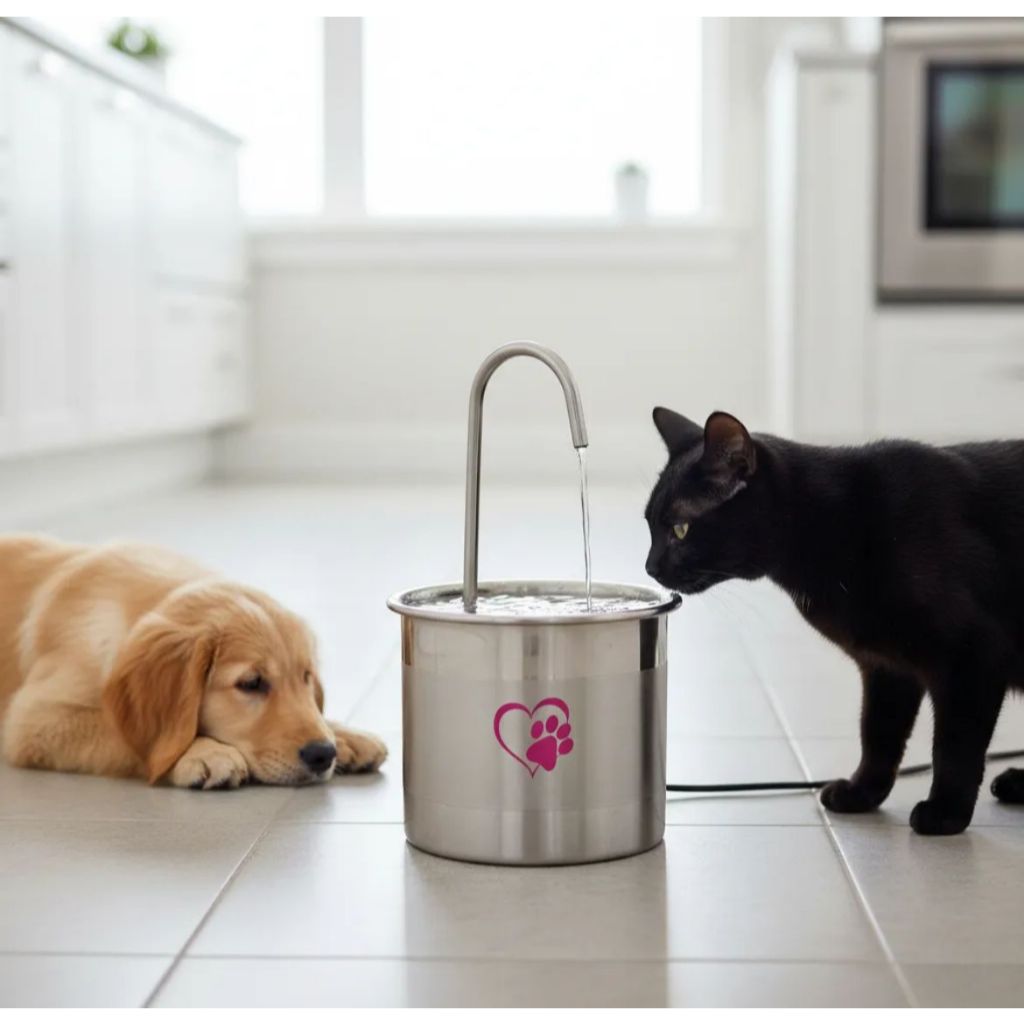 Bebedor Fonte de Agua Para Gatos Automático 2 Litros Bivolt Alumínio PROMOÇÃO!