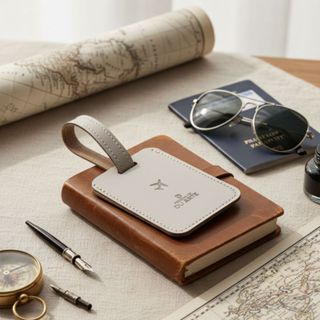 Tag de Mala Personalizado Couro Sintético em Oferta na Shopee