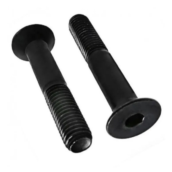 Parafuso Chato Allen M4x30mm Oxidado Preto