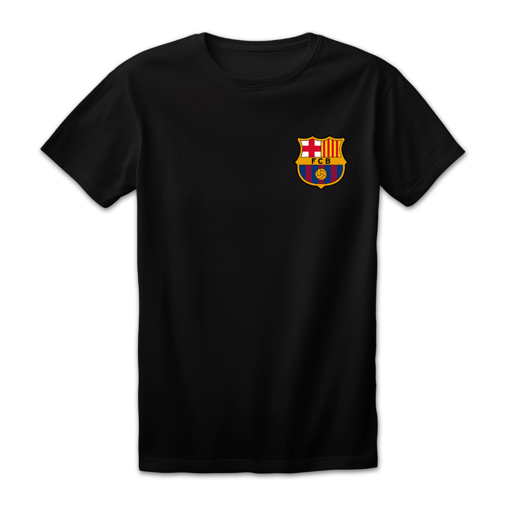 Camiseta Unissex Estampa barcelona Futebol Algodão Conforto Edição Limitada Verão Promoção Dia a Dia em Oferta na Shopee