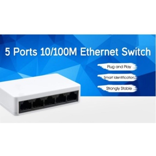 Switch Hub 5 Portas Ethernet 10/100Mbps Branco em Oferta na Shopee