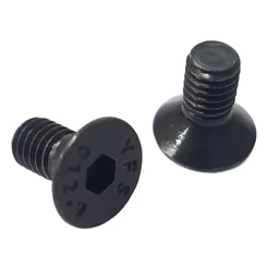 Parafuso Chato Allen M4x8mm Oxidado Preto