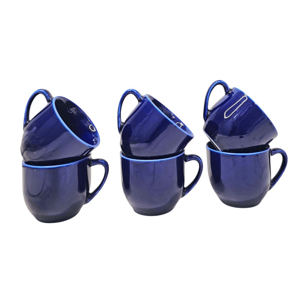 Jogo 6 Xícaras de Chá Paris de Porcelana 170ml