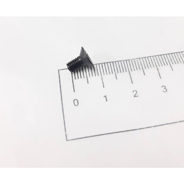 Parafuso Chato Allen M4x8mm Oxidado Preto — imagem 2 de 2