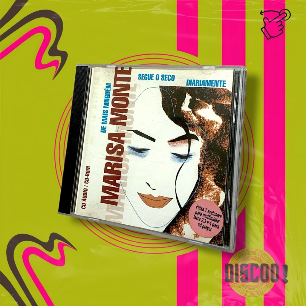 PROMO CD ÁUDIO / CD-ROOM  Marisa Monte | DE MAIS NINGUÉM • SEGUE O SECO • DIARIAMENTE
