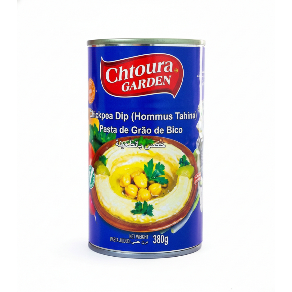 Hommus Pasta de Grão de Bico - 380g Chtoura Garden em Oferta na Shopee