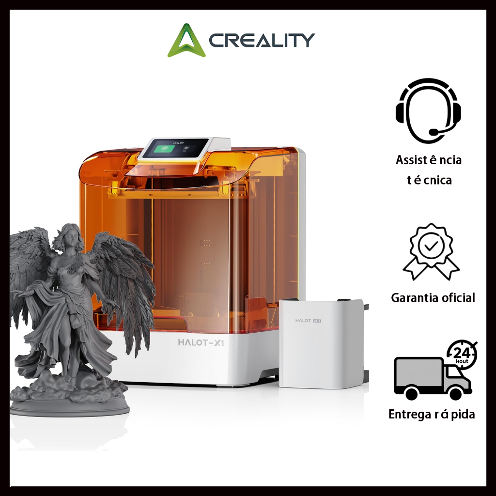 Creality HALOT X1 Combo Resin Impressora 3D de fotopolímero Alimentação automática com AFU em Oferta na Shopee