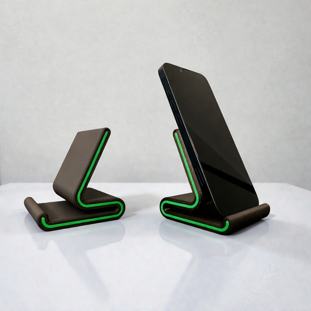 Suporte Celular Universal Minimalista Compacto Moderno Funcional Mesa Iphone Smartphone