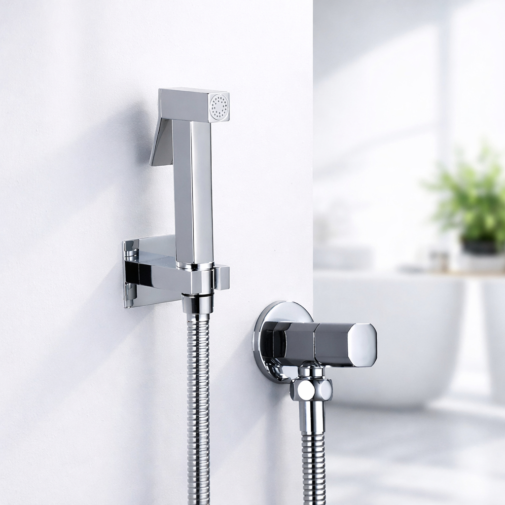 Ducha Higiênica Aço Inoxidável Para Kit Banheiro Com Pulverizador Bidê Montado Na Parede Yesop em Oferta na Shopee