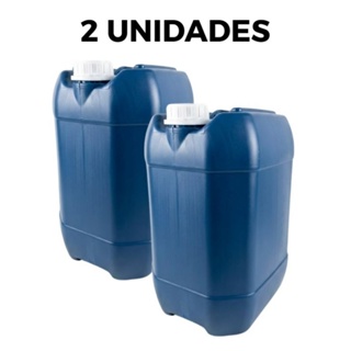 kit 2 Galão 20 Litros Plástico Bombona Reservatório (novo) em Oferta na Shopee