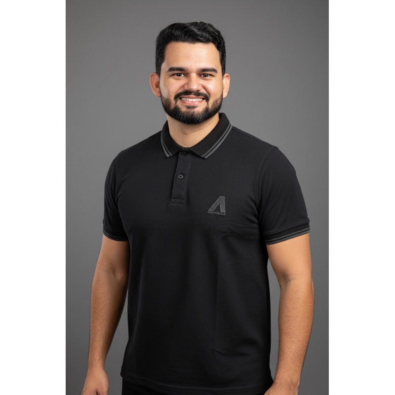 Polo Masculina Aeropostale A Bordado Ref.81133203
