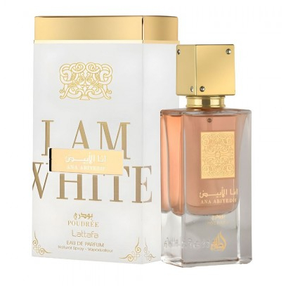 Perfume Lattafa Ana Abiyedh Poudrée Eau de Parfum Feminino 60ML em Oferta na Shopee