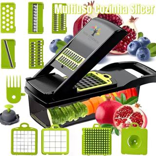 Fatiador Ralador 16 em 1 Profissional de Cozinha em Aço Inoxidável Multifuncional para Legumes Frutas e Verduras em Oferta na Shopee