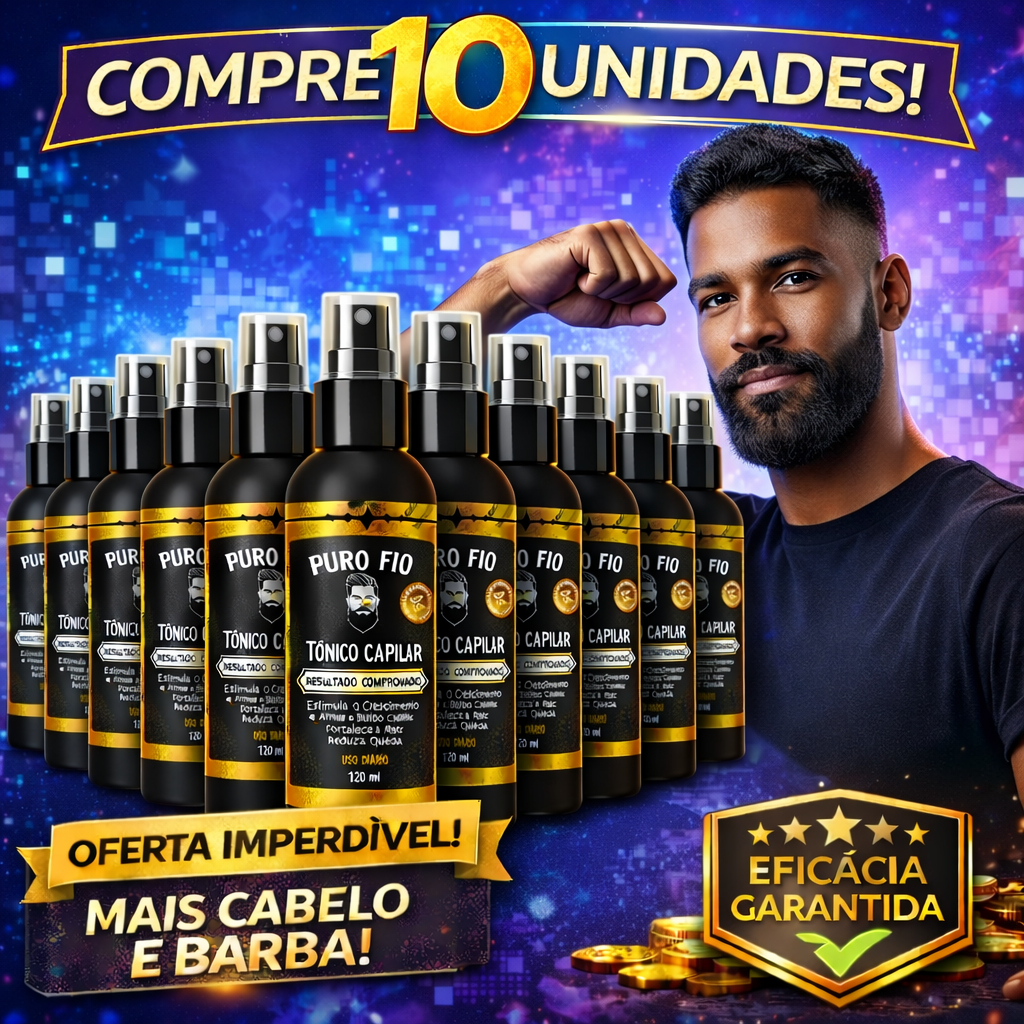 KIT 10X Pro Barber Tônico Capilar Poderoso Crescimento Antiqueda para Cabelo Barba Sobrancelha Bigode ENVIO IMEDIATO em Oferta na Shopee