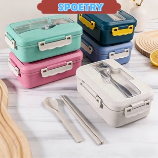 Pote De Marmita Box Food Com Divisoria 1000 Ml Com Talheres Lancheira Hermético Com Talheres Porta em Oferta na Shopee