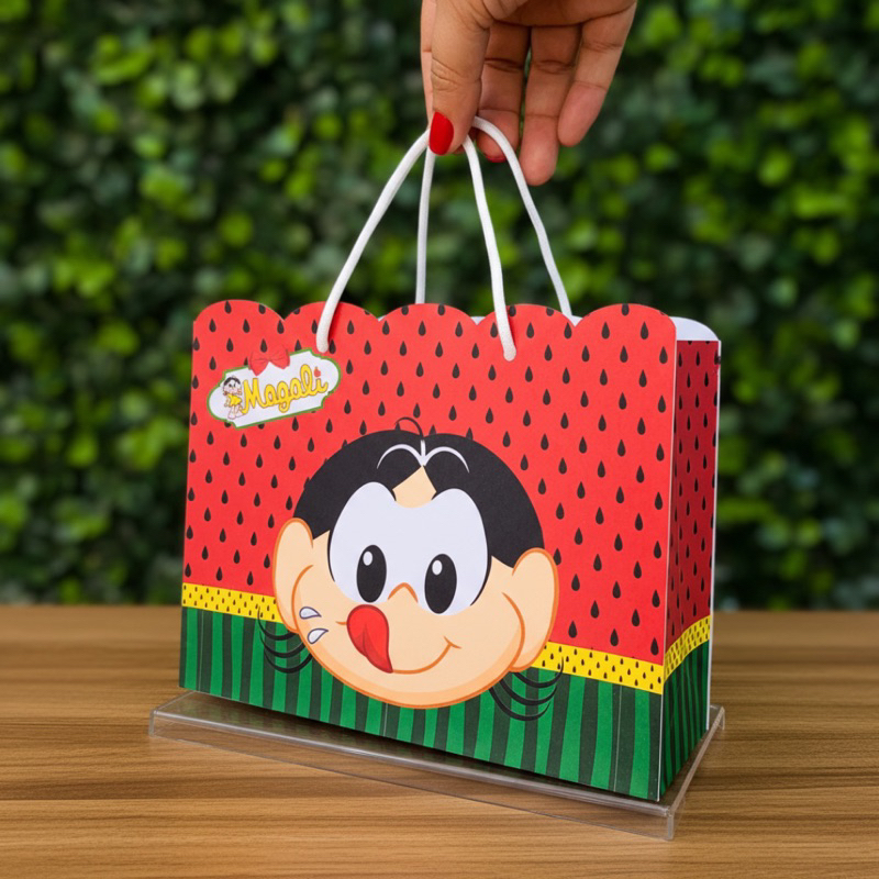 Sacolinha Personalizada Magali | decoração Aniversário | Lembrancinha | Festa Infantil | surpresa