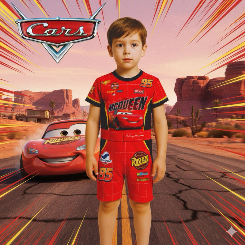 Fantasia Macacão Mcqueen Carros Infantil Aniversários, Festas e Brincadeiras | ENVIO IMEDIATO