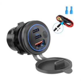 Tomada Carregador Cigarro Carro Moto Caminhão Turbo Usb em Oferta na Shopee