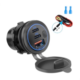 Tomada Carregador Cigarro Carro Moto Caminhão Turbo Usb em Oferta na Shopee