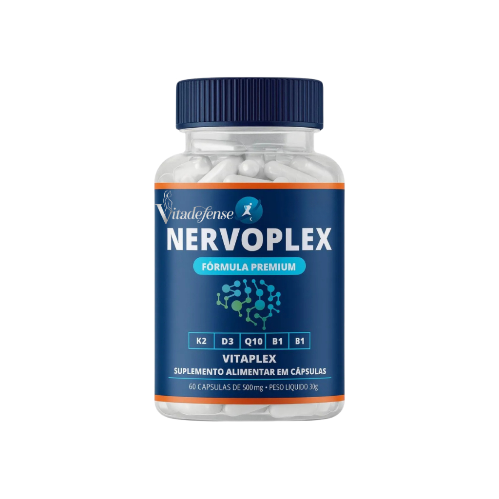 1x Nervoplex 60 Caps Original - Loja Autorizada - Suplemento Alimentar
