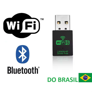 Adaptador WI-FI 5G + Bluetooth - Super Rápido USB Wireless em Oferta na Shopee