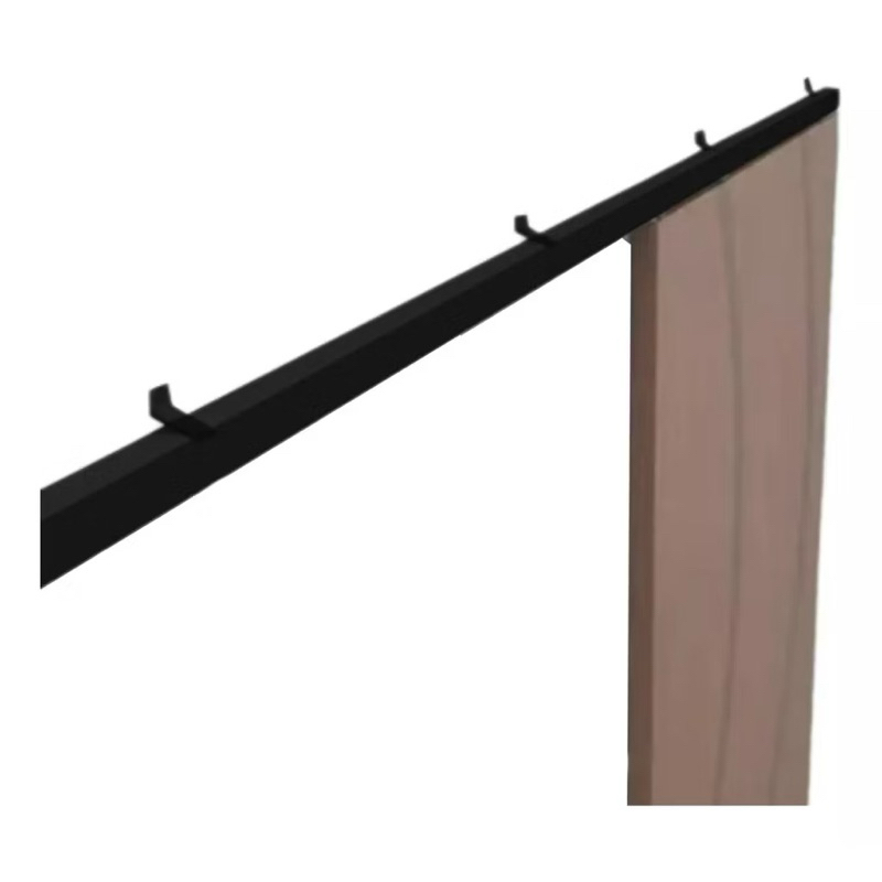 Kit p/ Porta Correr Trilho Alumínio 35x35 1,80m PRETO - RDA-2 em Oferta na Shopee