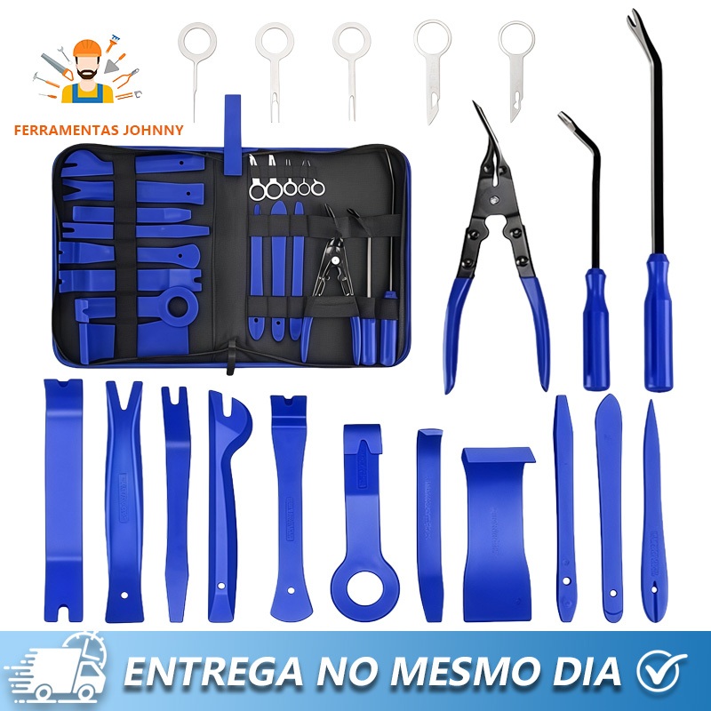 Kit 12/9/5 pçs Ferramentas de Remoção Automotiva，Espátulas de Nylon para Painel, Forro de Porta e Acabamento Com alicate