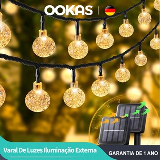 OOKAS 5/7/12M LED Varal De Luzes Iluminação Luzes De Natal Externa Decoração For Gambiarra Casamento Jardim em Oferta na Shopee