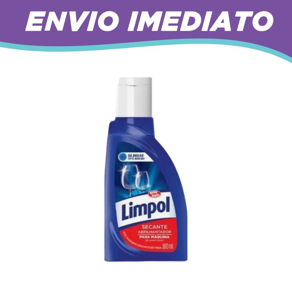 Secante Abrilhantador Limpol Máquina Lava Louças 100ml